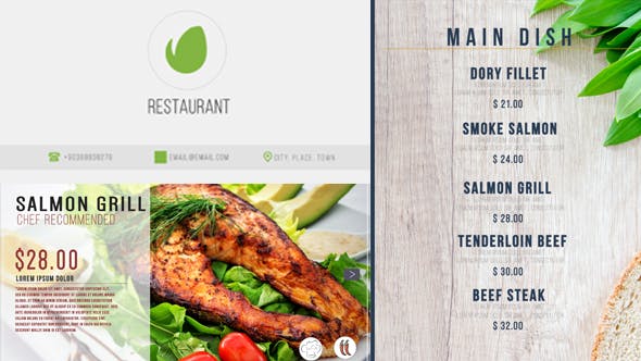 Videohive Restaurant Digital Food Menu 19892670 1 Videohive Restaurant Digital Food Menu 19892670