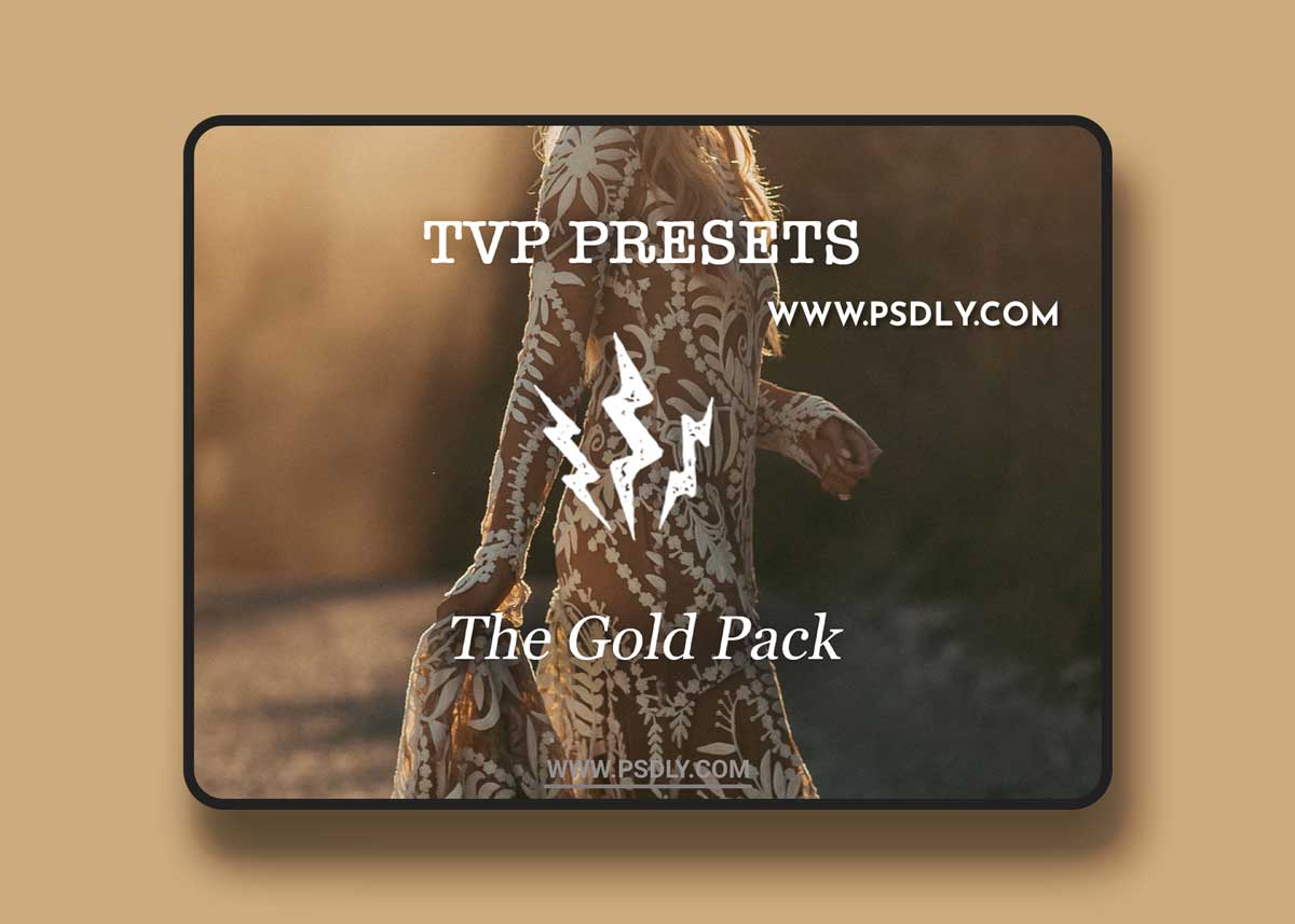 TVP Custom Presets for Lightroom – The Gold Pack 1 TVP Custom Presets for Lightroom – The Gold Pack