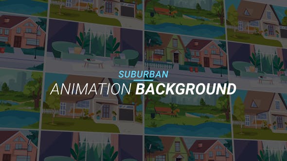 Videohive Suburban - Animation background 34221990 1 Videohive Suburban - Animation background 34221990