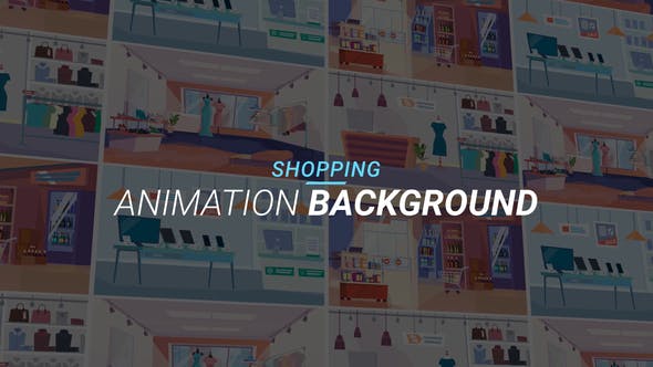 Videohive Shopping - Animation background 34060956 1 Videohive Shopping - Animation background 34060956