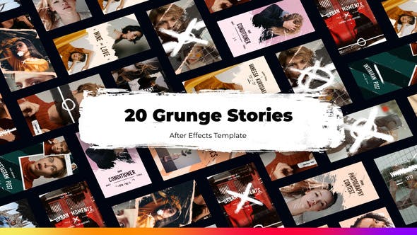Videohive 20 Urban Grunge Instagram Stories 34145889 1 Videohive 20 Urban Grunge Instagram Stories 34145889