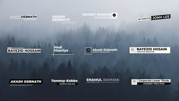 Videohive Creative Lower Thirds | After Effects 34334873 1 Videohive Creative Lower Thirds | After Effects 34334873