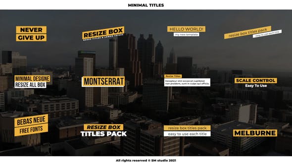 Videohive Minimal Titles 2.0 | AE 34355277 1 Videohive Minimal Titles 2.0 | AE 34355277