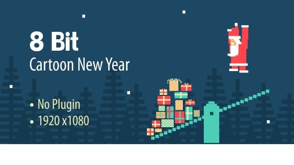 Videohive 8 Bit Cartoon New Year 13733746 1 Videohive 8 Bit Cartoon New Year 13733746