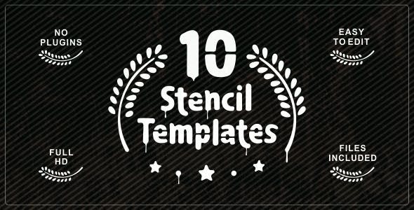 Videohive Ten Stencil Templates 13103035 1 Videohive Ten Stencil Templates 13103035