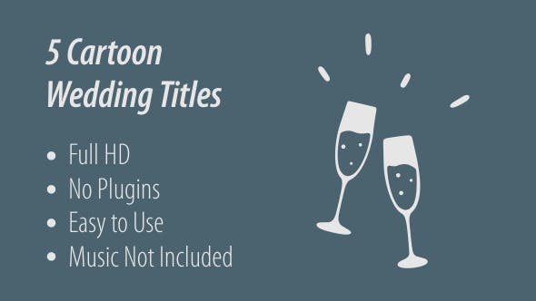 Videohive Cartoon Wedding Titles 15835768 1 Videohive Cartoon Wedding Titles 15835768