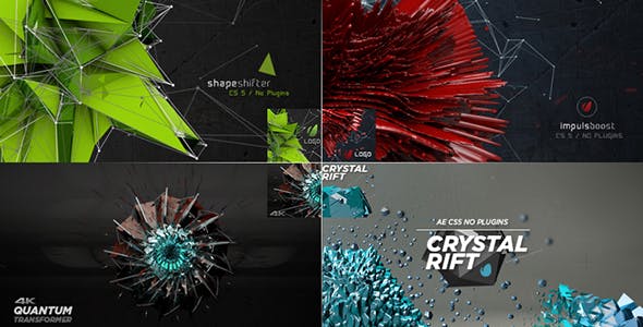 Videohive 3D Shapes Logo 4in1 13563818 1 Videohive 3D Shapes Logo 4in1 13563818