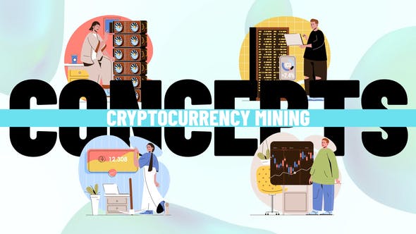 Videohive Cryptocurrency mining - Scene Situation 34402072 1 Videohive Cryptocurrency mining - Scene Situation 34402072