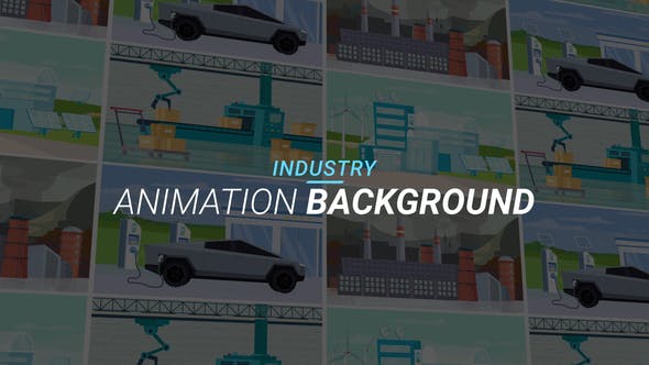 Videohive Industry - Animation background 34221960 1 Videohive Industry - Animation background 34221960