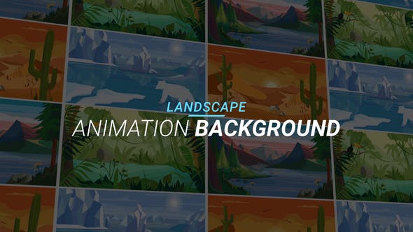 Videohive Landscape - Animation background 34221971 1 Videohive Landscape - Animation background 34221971