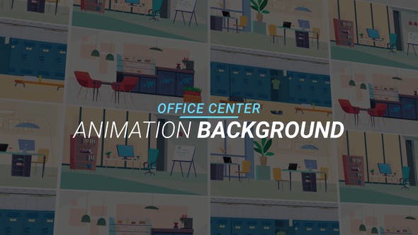 Videohive Office center - Animation background 34060950 1 Videohive Office center - Animation background 34060950