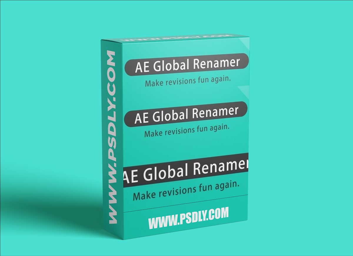 AE Global Renamer 2.3.5 for After Effects 1 AE Global Renamer 2.3.5 for After Effects