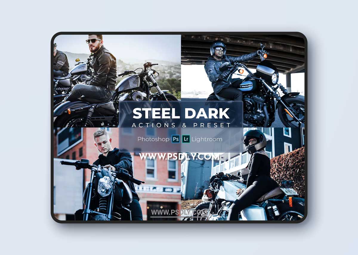 Actions Photoshop & Presets - Steel Dark Style 1 Actions Photoshop & Presets - Steel Dark Style