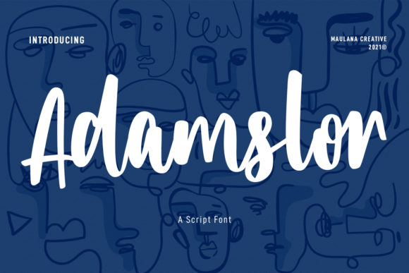 Adamslor Font 1 Adamslor Font