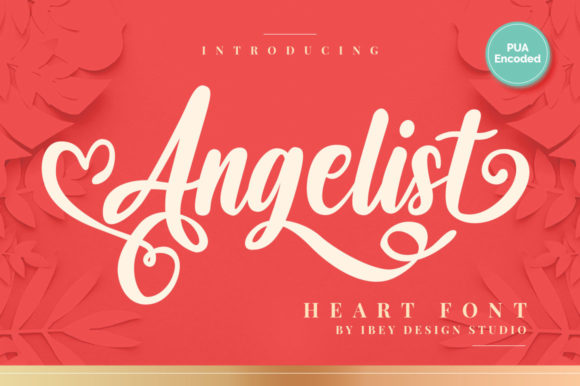 Angelist Heart Font 1 Angelist Heart Font