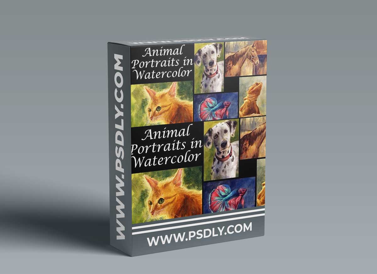 Animal Portraits in Watercolor 1 Animal Portraits in Watercolor