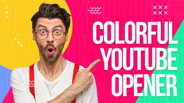 Videohive Colorful Youtube Opener 34151328 1 Videohive Colorful Youtube Opener 34151328