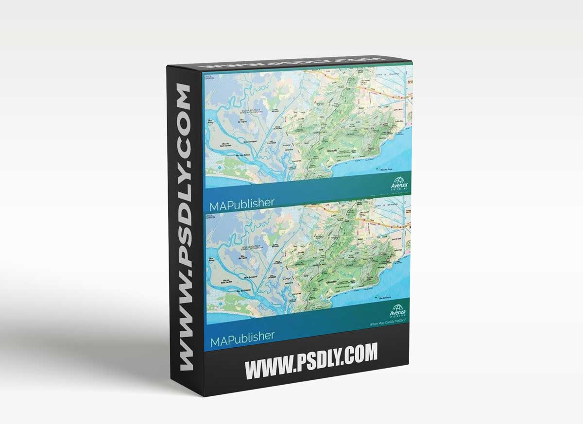 Avenza MAPublisher for Adobe Illustrator 10.7 WIN 1 Avenza MAPublisher for Adobe Illustrator 10.7 WIN