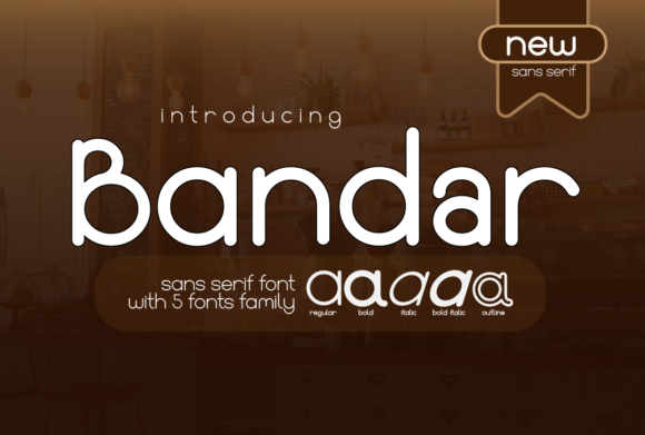 Bandar Font 1 Bandar Font