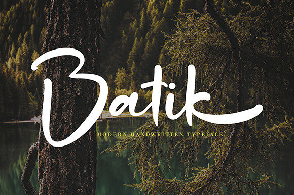 Batik Font 1 Batik Font