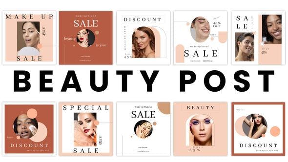 Videohive Beauty And Fashion Instagram Post Pack 34080758 1 Videohive Beauty And Fashion Instagram Post Pack 34080758