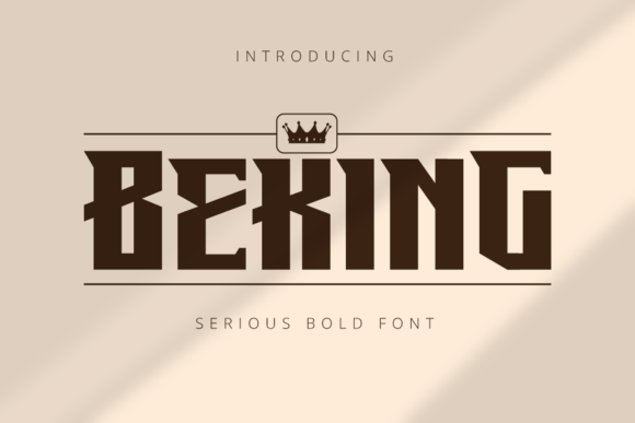 Beking Font 1 Beking Font