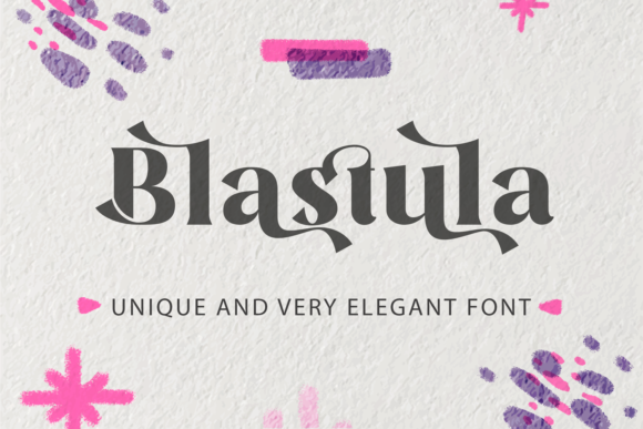 Blastula Font 1 Blastula Font