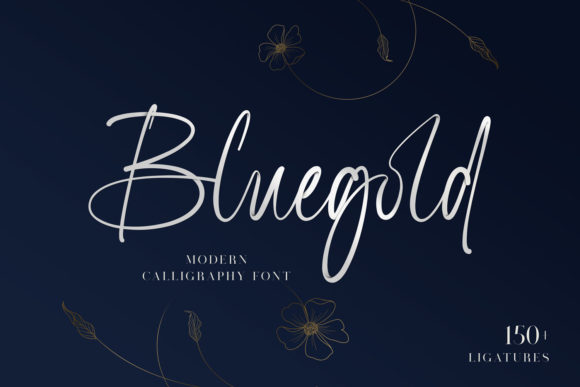 Bluegold Font 1 Bluegold Font