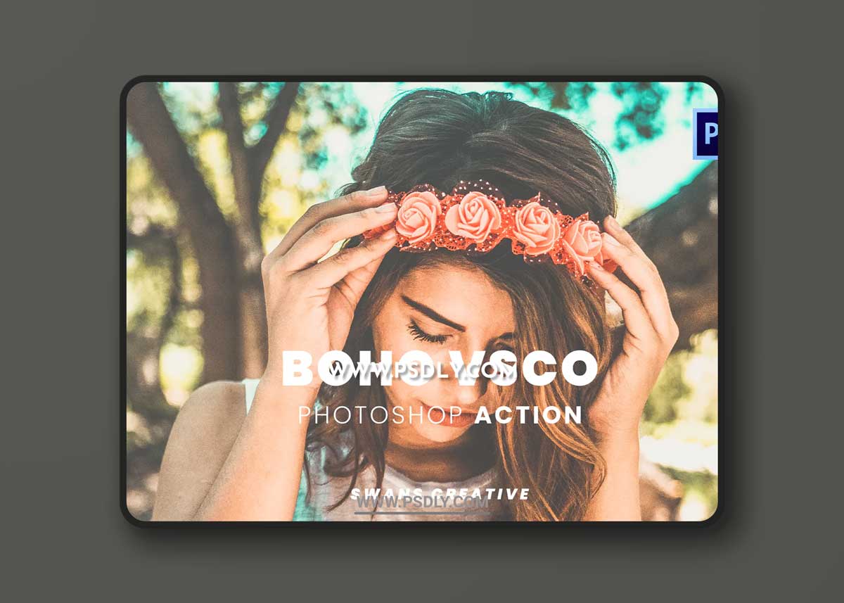 Boho VSCO Photoshop Action 1 Boho VSCO Photoshop Action
