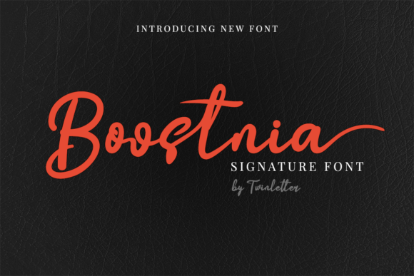 Boostnia Font 1 Boostnia Font