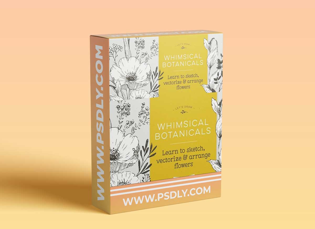 Botanical Drawing: Learn to Sketch Flowers, and Arrange in Adobe Illustrator 1 Botanical Drawing: Learn to Sketch Flowers, and Arrange in Adobe Illustrator