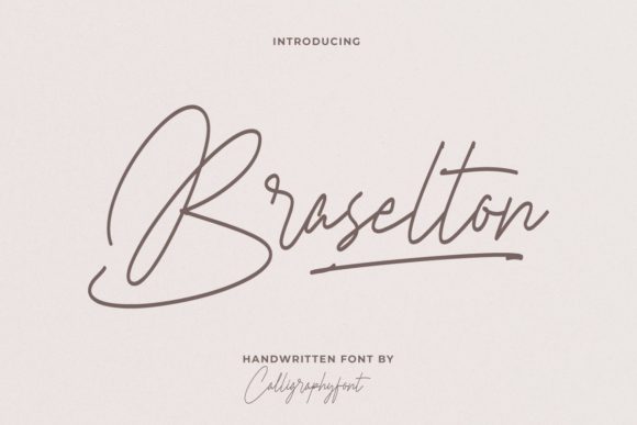 Braselton Font 1 Braselton Font