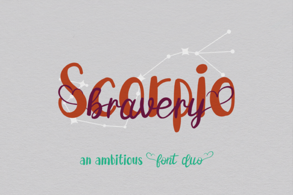 Bravery Scorpio Duo Font 1 Bravery Scorpio Duo Font