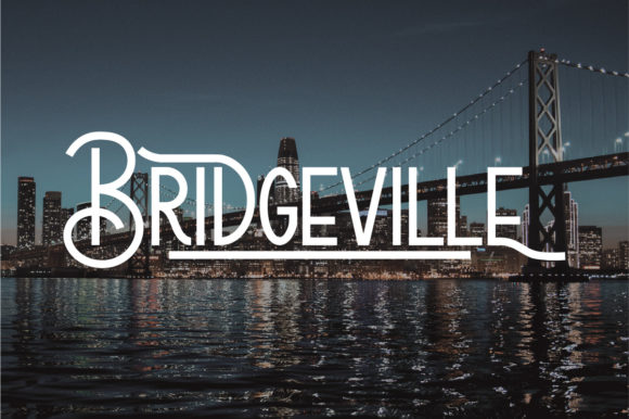 Bridgeville Font 1 Bridgeville Font