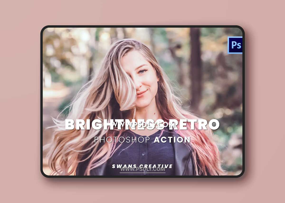 Bright Retro Photoshop Action 1 Bright Retro Photoshop Action