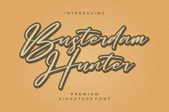 Busterdam Hunter Font 1 Busterdam Hunter Font