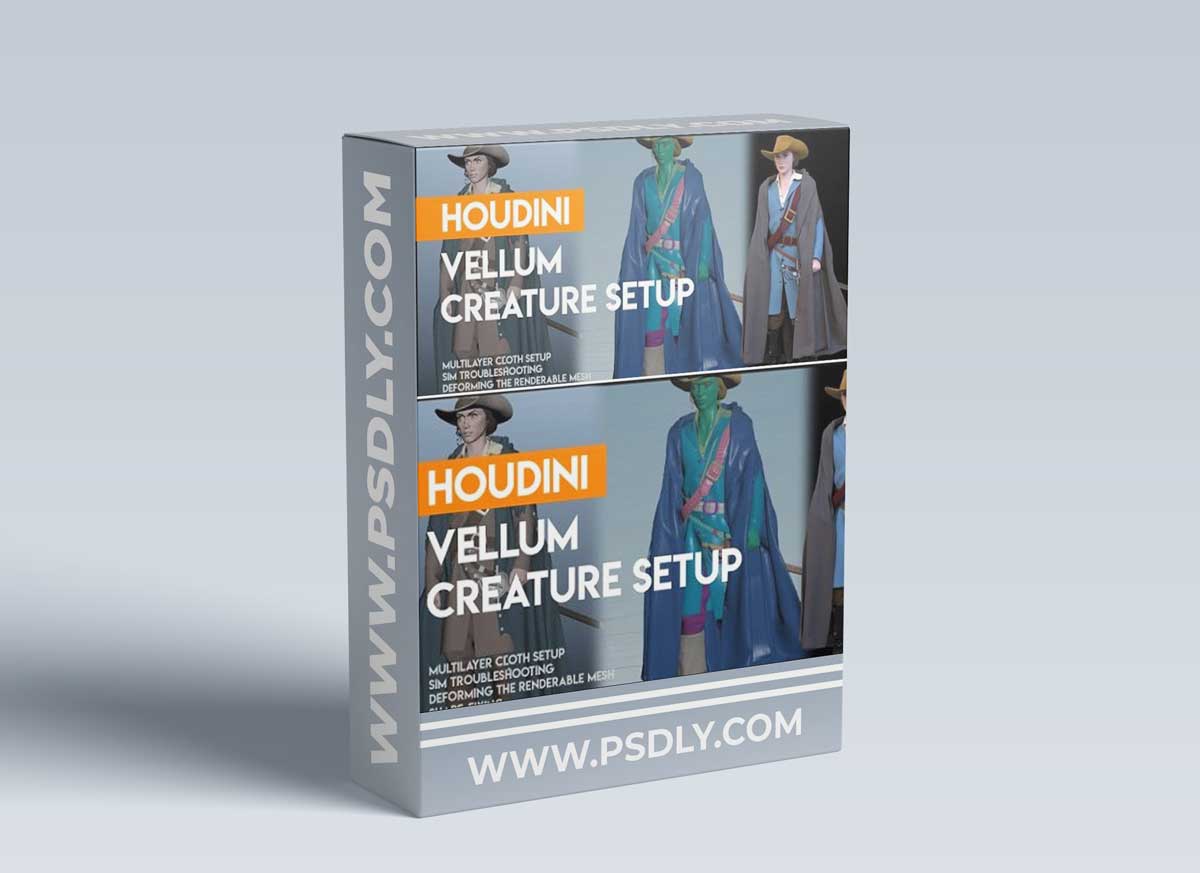 CGCircuit – Houdini Vellum Creature Setup 1 CGCircuit – Houdini Vellum Creature Setup