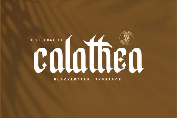 Calathea Font 1 Calathea Font