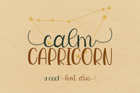 Calm Capricorn Duo Font 1 Calm Capricorn Duo Font