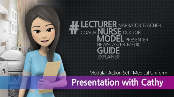 Videohive Presentation With Cathy: Medical Uniform 16538313 1 Videohive Presentation With Cathy: Medical Uniform 16538313