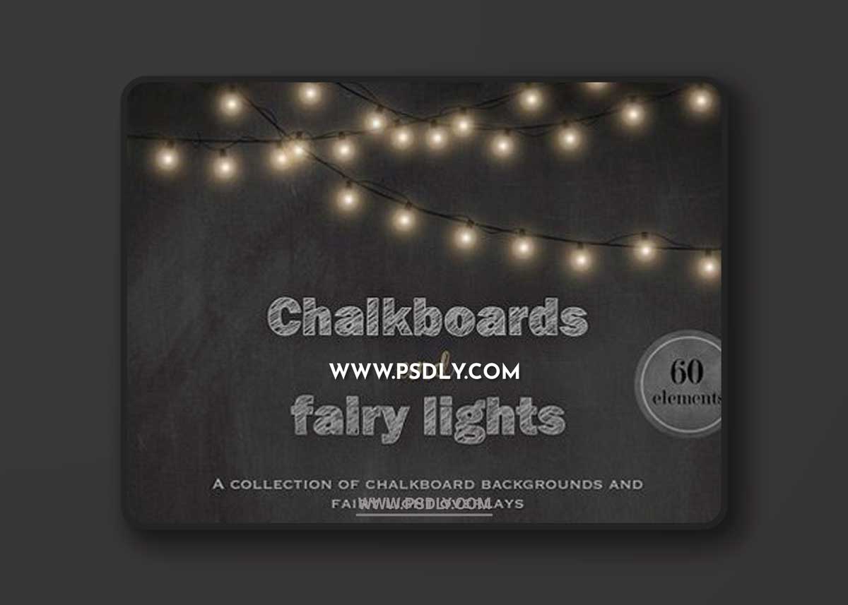 Chalkboards and fairy lights 1 Chalkboards and fairy lights