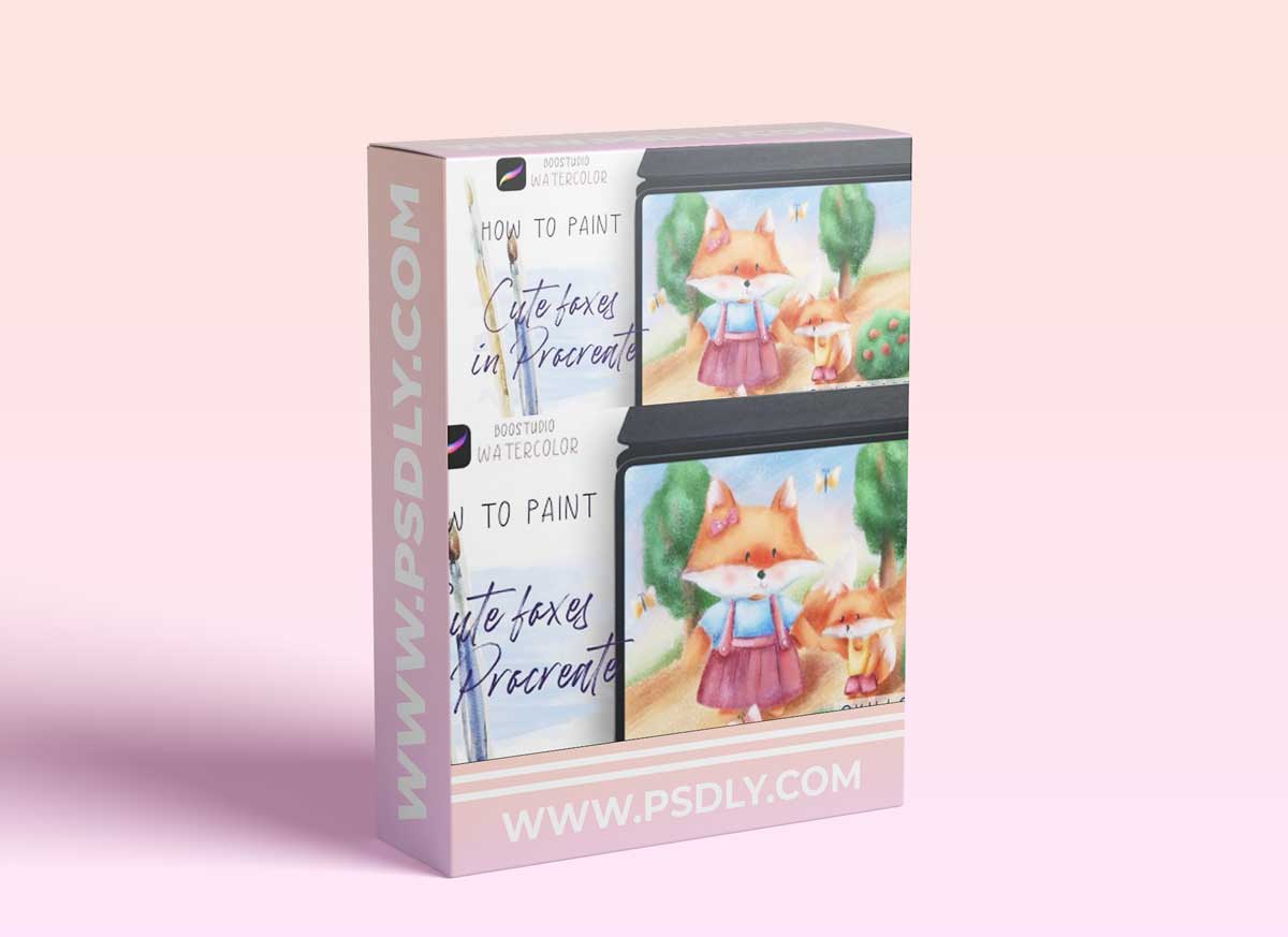 Children's Book Illustration - Create a Cute Fox Character in Procreate 1 Children's Book Illustration - Create a Cute Fox Character in Procreate