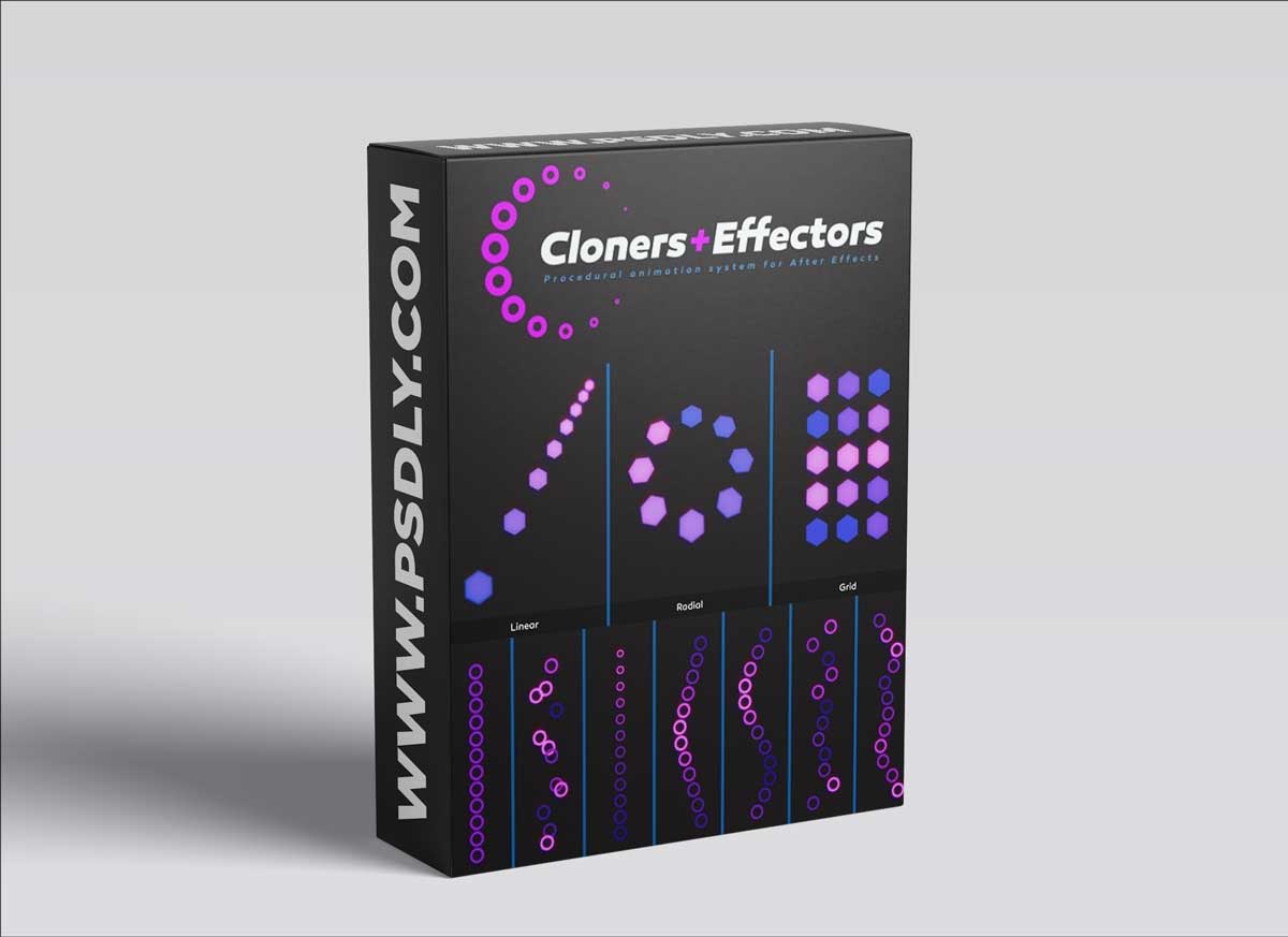 Cloners + Effectors v1.2.6 for After Effects 1 Cloners + Effectors v1.2.6 for After Effects
