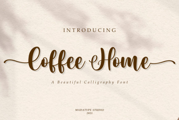 Coffee Home Font 1 Coffee Home Font