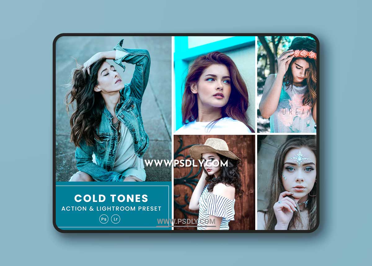 Cold Tones Action & Lightrom Presets 1 Cold Tones Action & Lightrom Presets