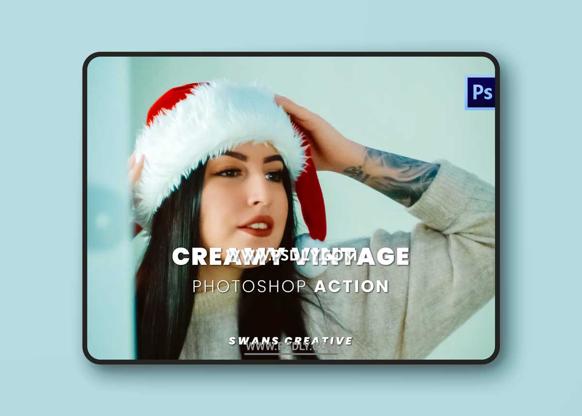 Creamy Vintage Photoshop Action 1 Creamy Vintage Photoshop Action
