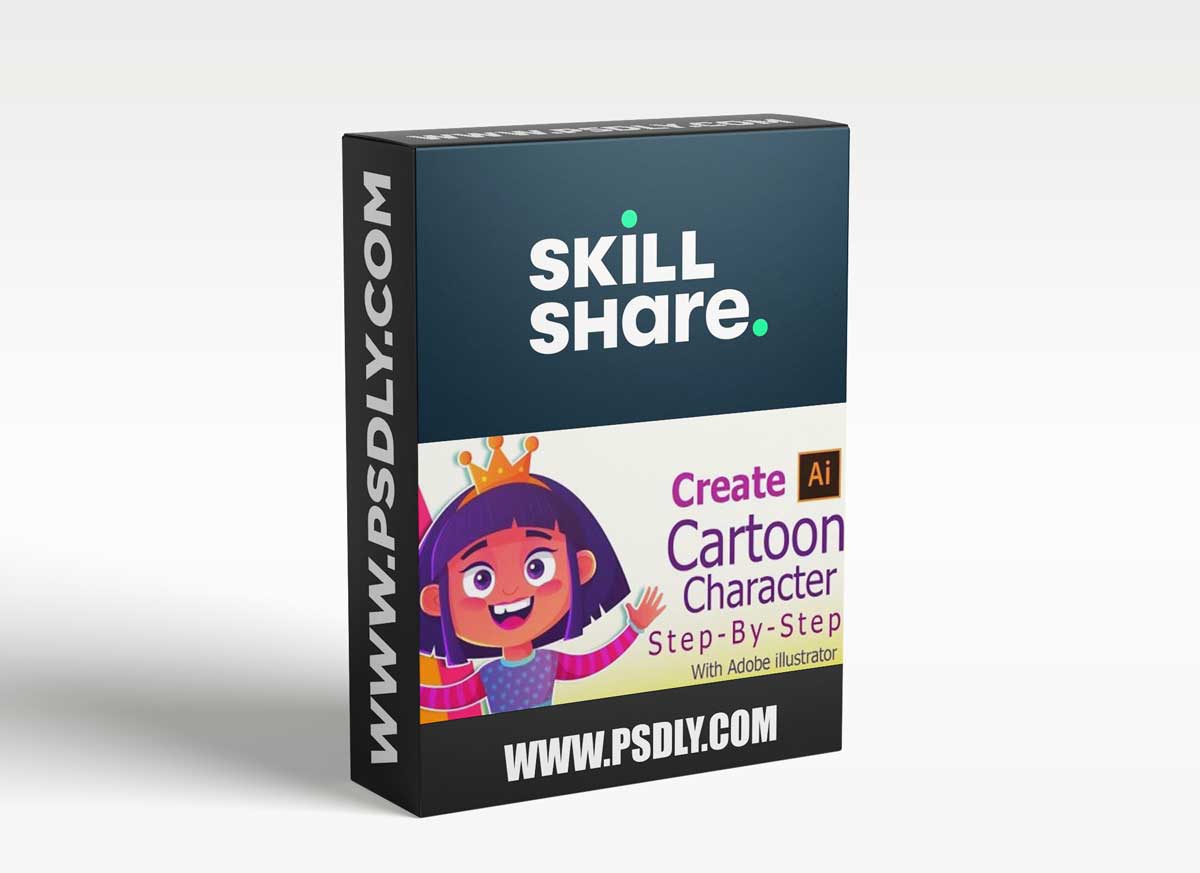 Create a cartoon character with adobe illustrator Step-By-Step ! 1 Create a cartoon character with adobe illustrator Step-By-Step !