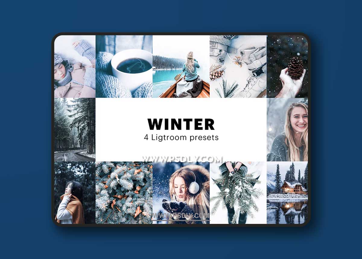 CreativeMarket - 4 Winter Lightroom Presets 5627706 1 CreativeMarket - 4 Winter Lightroom Presets 5627706
