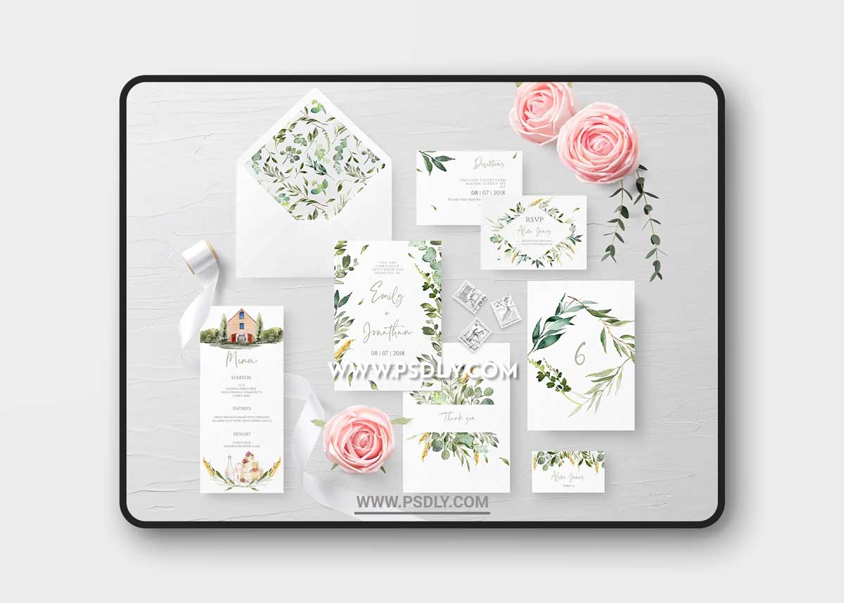 CreativeMarket - Emily Wedding Cards 3595043 1 CreativeMarket - Emily Wedding Cards 3595043
