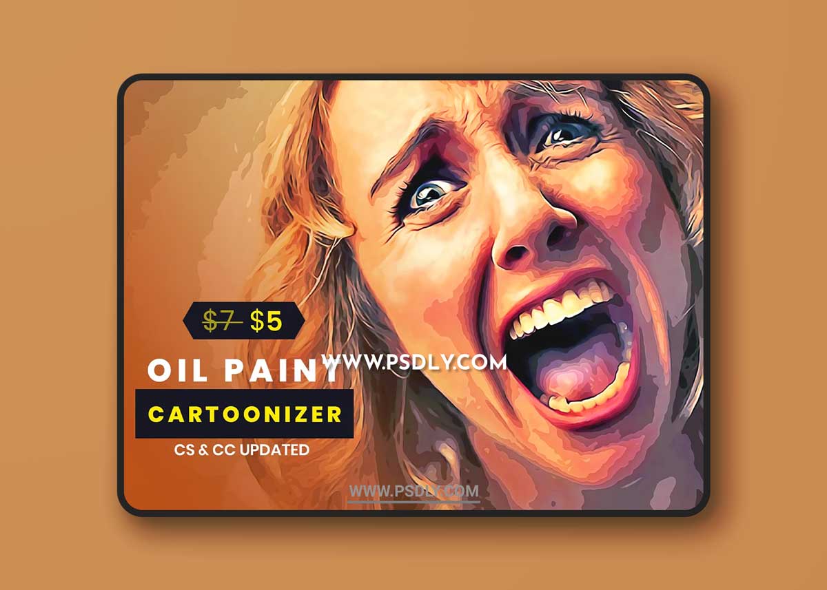 CreativeMarket - Oil Paint Cartoonizer 5507645 1 CreativeMarket - Oil Paint Cartoonizer 5507645